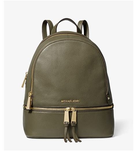 olive green michael kors purse|michael kors olive green backpack.